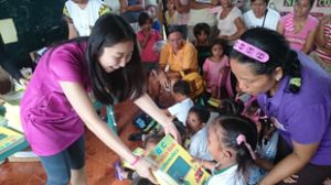 KPGroup đã tặng trọn bộ sách cho San Vicente Day Care ở Olango Island, thành phố Lapulapu, Cebu