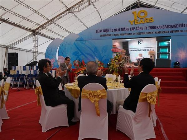 Lễ kỷ niệm 10 năm thành lập Công ty TNHH Kanepackage Việt Nam 7